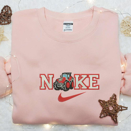 Truck x Nike Embroidered Sweatshirt Transportation Embroidered Shirt The Best Gift