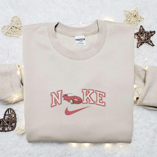 Nike x Suki Car Embroidered T shirt Transportation Embroidered T shirt Nike Inspired Embroidered T shirt