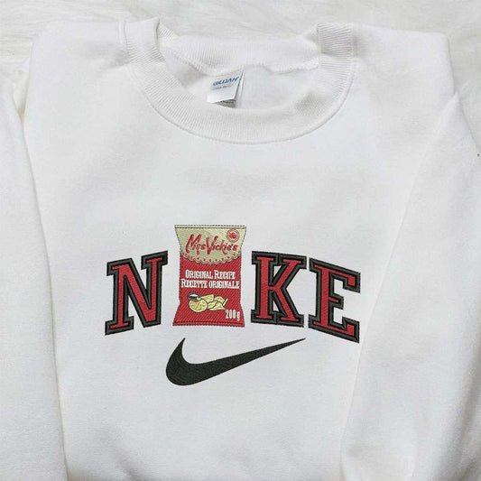 Miss Vickies x Nike Embroidered Hoodie Favorite Food Embroidered Shirt Nike Inspired Embroidered Shirt