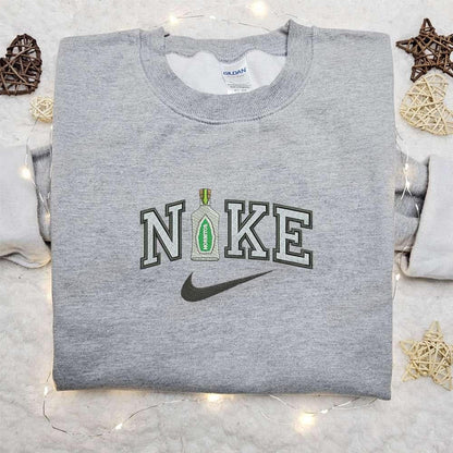 Hornitos Bottle x Nike Embroidered Sweatshirt Favorite Drinks Embroidered Shirt Best Halloween Gift Ideas