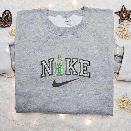 Hornitos Bottle x Nike Embroidered Sweatshirt Favorite Drinks Embroidered Shirt Best Halloween Gift Ideas