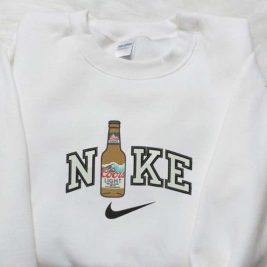 Coor Bottle x Nike Embroidered Shirt Beer Embroidered Shirt Custom Nike Embroidered Shirt 4