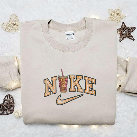 Dunkin Coffee Favorite Drink Embroidered Shirt