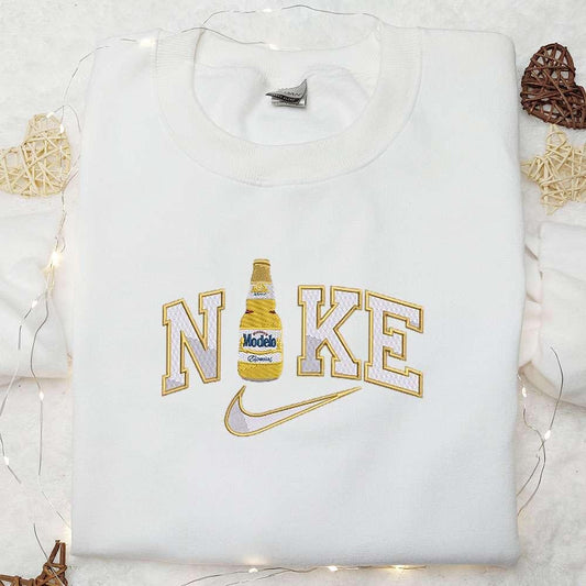 Modelo Beer Favorite Drink Embroidered Shirt