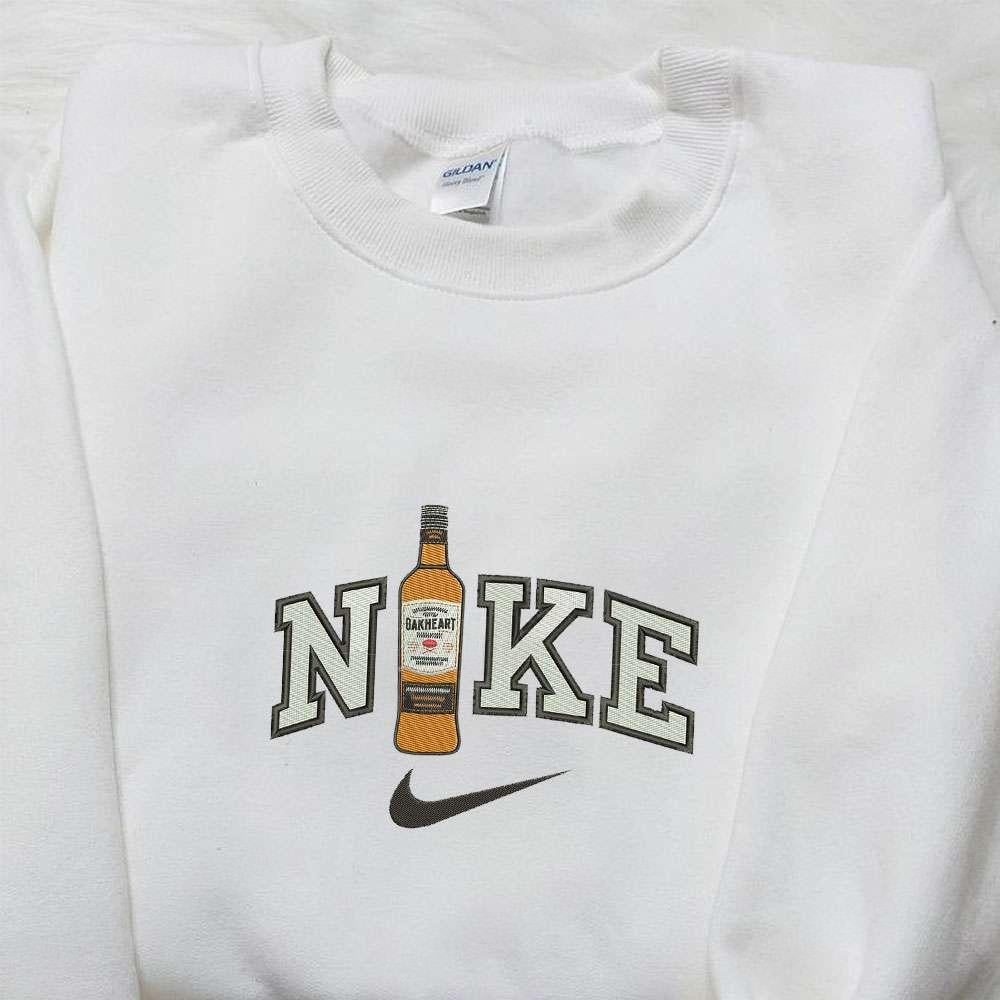Nike x Bakheart Bottle Embroidered Sweatshirt Favorite Drinks Embroidered Shirt Best Birthday Gift Ideas for Family