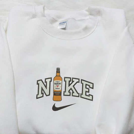 Nike x Bakheart Bottle Embroidered Sweatshirt Favorite Drinks Embroidered Shirt Best Birthday Gift Ideas for Family