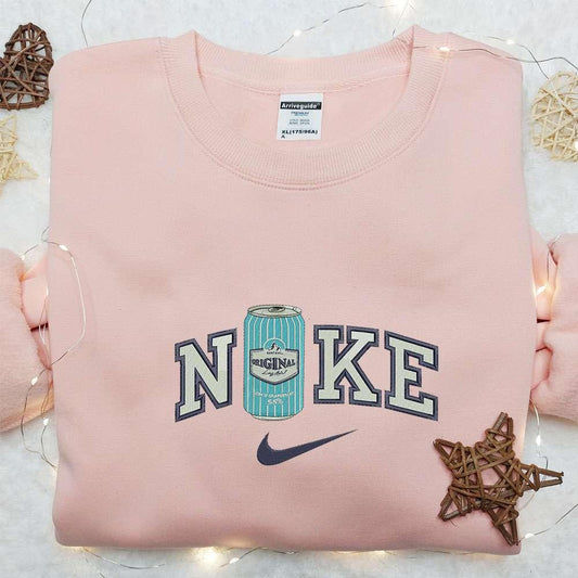Nike x Original Bottle Embroidered Sweatshirt Favorite Drink Embroidered Shirt Best Gift Ideas