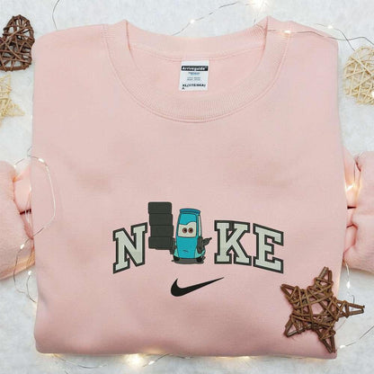 Nike x Guido Disney Pixar Embroidered Sweatshirt Pixar Cars Embroidered Hoodie Custom Nike Embroidered T shirt