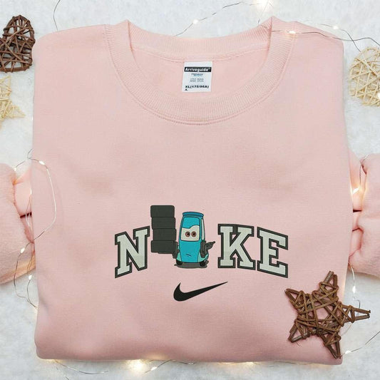 Nike x Guido Disney Pixar Embroidered Sweatshirt Pixar Cars Embroidered Hoodie Custom Nike Embroidered T shirt