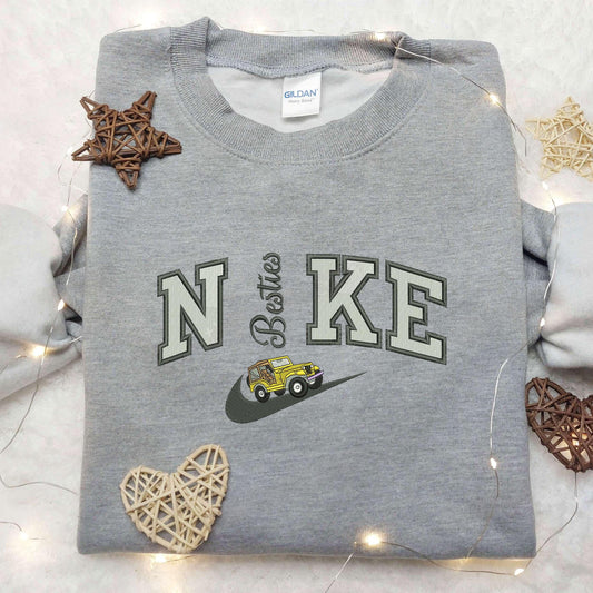 G63 Bestie Car x Swoosh Nike Embroidered Shirt Nike Embroidered Shirt Transportation Embroidered Shirt