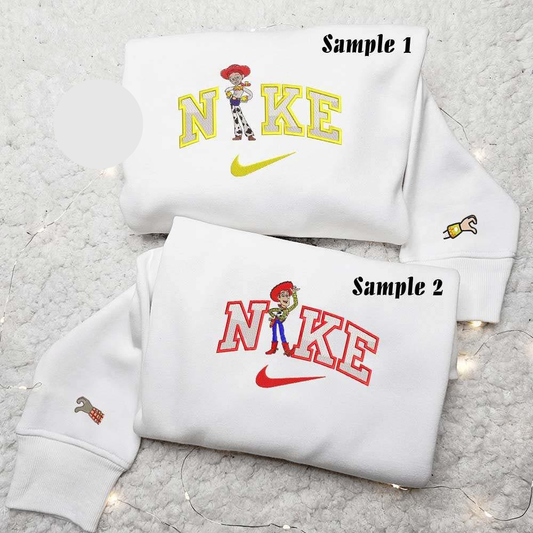 Woody And Jessie Disney Toy Story Embroidered Couples Shirts