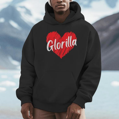 Glorilla Personalized Name I Love Glorilla Heart Vintage Unisex Hoodie