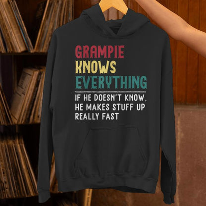 Grampie Know Everything Father's Day For Grandpa Unisex Hoodie