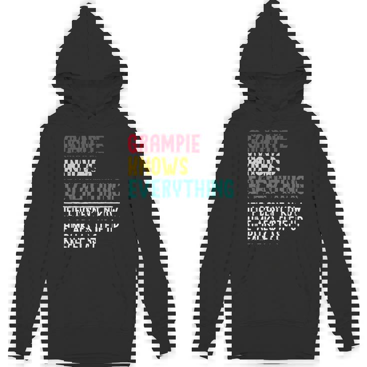Grampie Know Everything Father's Day For Grandpa Unisex Hoodie