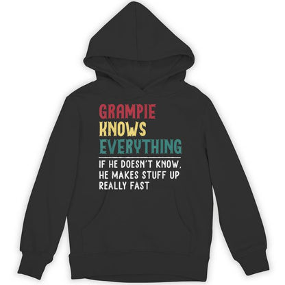 Grampie Know Everything Father's Day For Grandpa Unisex Hoodie