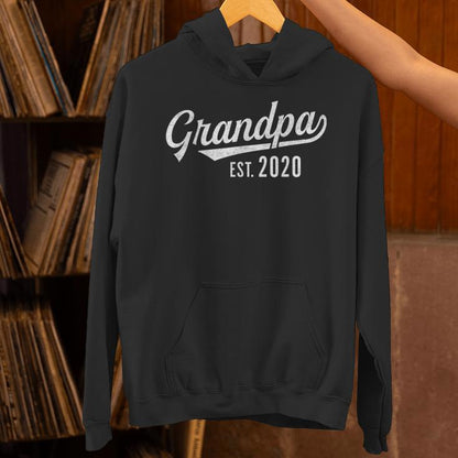 Grandpa 2020 New Grandfather Expecting Baby Unisex Hoodie
