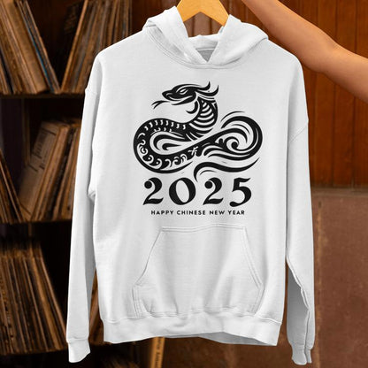 Happy Chinese New Year Of The Snakes 2025 Unisex Hoodie