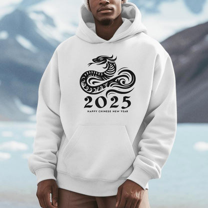 Happy Chinese New Year Of The Snakes 2025 Unisex Hoodie