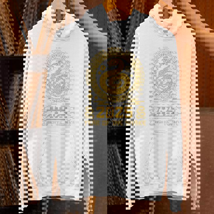 Happy Lunar Chinese New Year Of The Snake 2025 Zodiac Unisex Hoodie