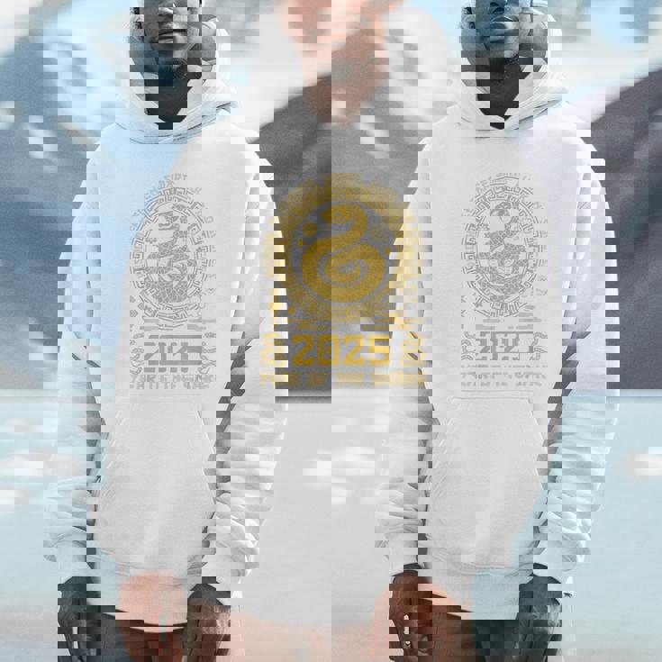Happy Lunar Chinese New Year Of The Snake 2025 Zodiac Unisex Hoodie