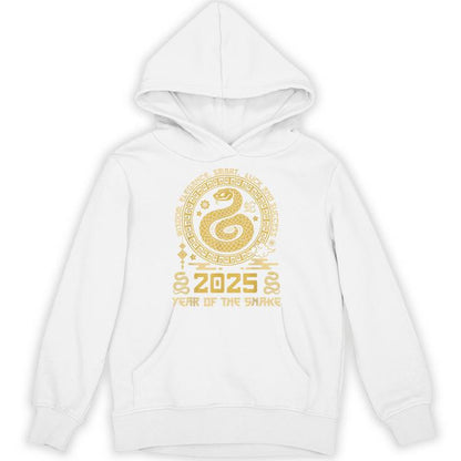 Happy Lunar Chinese New Year Of The Snake 2025 Zodiac Unisex Hoodie