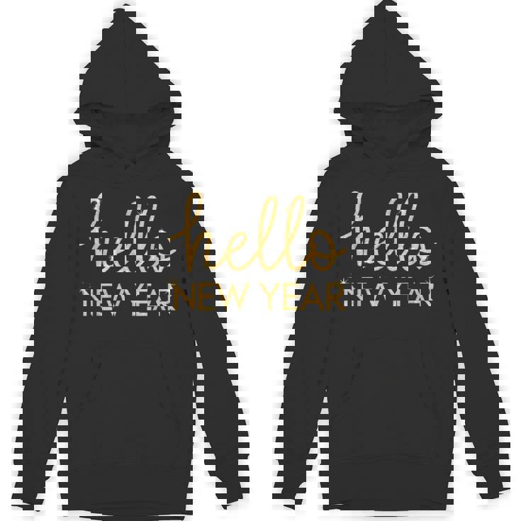 Hello New Year Party Celebration Fun New Year’S Eve Pajama Unisex Hoodie