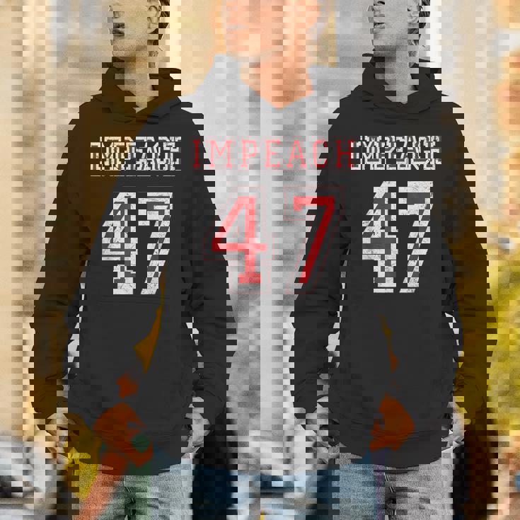 Impeach 47 Trump Anti Trump 86 47 Anti-Trump 8647 President Unisex Hoodie