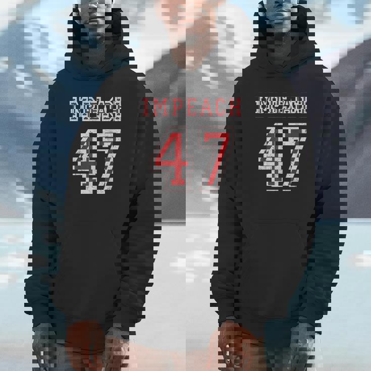 Impeach 47 Trump Anti Trump 86 47 Anti-Trump 8647 President Unisex Hoodie