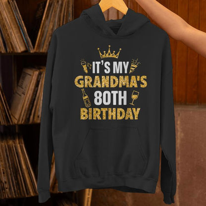 It's My Grandma's 80Th Birthday 1945 80 Years Old Unisex Hoodie