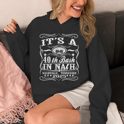 It's A Nashville 40Th Birthday 2025 Unisex Hoodie