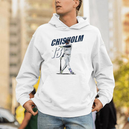 Jazz Chisholm New York Baseball Players Mlbjcm3002 Unisex Hoodie