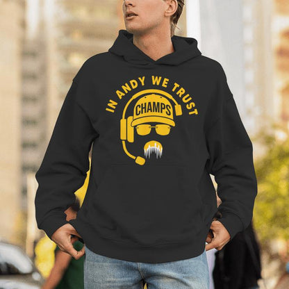 Kansas In Reid We Trust Champs Moustache Unisex Hoodie