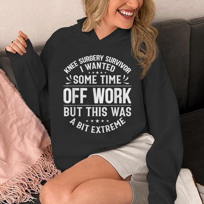 Knee Surgery Survivor Post Knee Replacement Surgery Unisex Hoodie