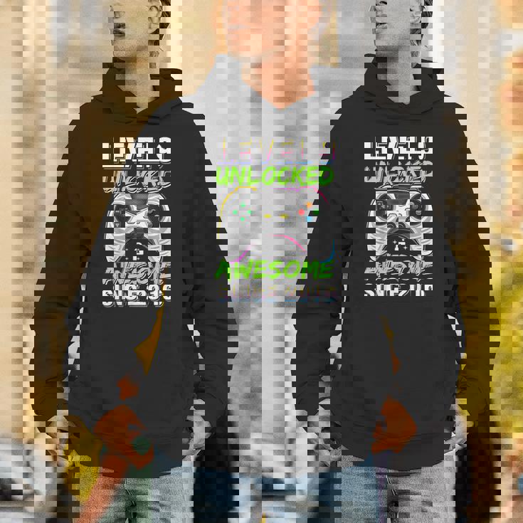 Level 9 Unlocked Awesome Since 2016 9Th Birthday Gaming Boys Unisex Hoodie