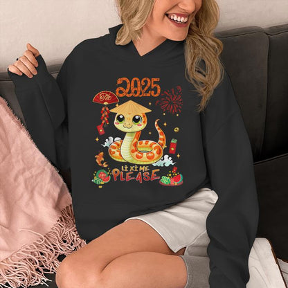 Li Xi Me Please Vietnamese Lunar New Year Snake 2025 Tet Unisex Hoodie