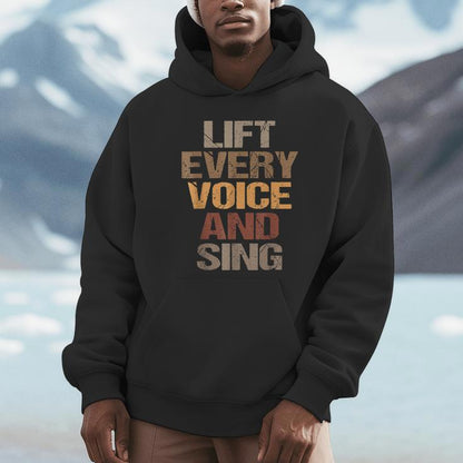 Lift Every Voice And Sing Junenth Black History Month Unisex Hoodie