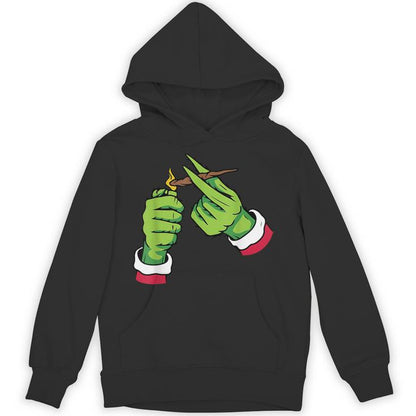 Light Up Some Christmas Spirit Christmas Green Hand Party Unisex Hoodie