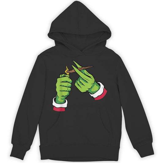 Light Up Some Christmas Spirit Christmas Green Hand Party Unisex Hoodie