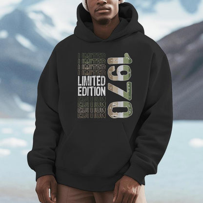 Limited Edition Vintage 1970 Retro Birthday Unisex Hoodie
