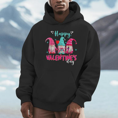 Love Gnomes Happy Valentine's Day Gnome Unisex Hoodie