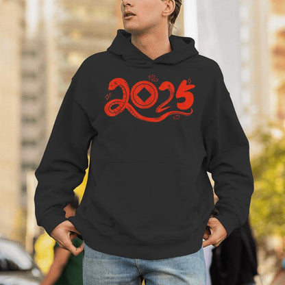 Lunar New Year 2025 Happy Chinese Snake Year 2025 Unisex Hoodie