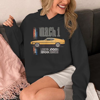 Mach 1 Car Legend Racers Unisex Hoodie