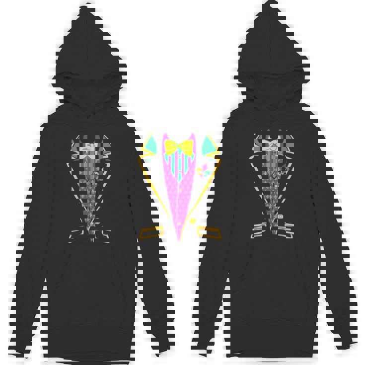 Mardi-Gras- Tuxedo Vest Outfit Unisex Hoodie