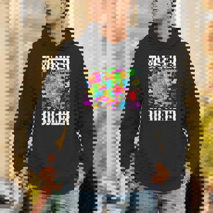 Master Builder Heart Block Brick Building Valentines Day Boy Unisex Hoodie