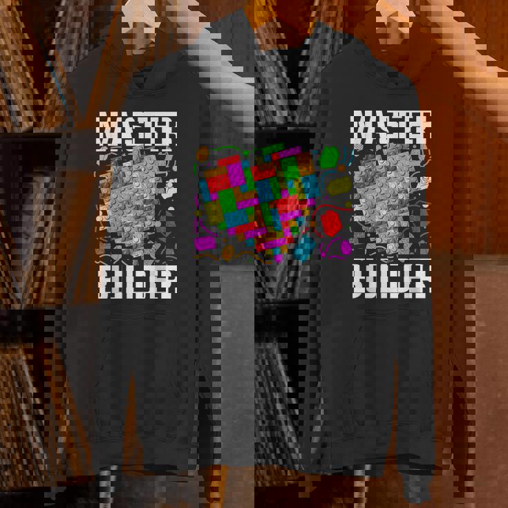 Master Builder Heart Block Brick Building Valentines Day Boy Unisex Hoodie