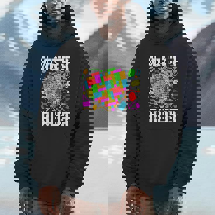 Master Builder Heart Block Brick Building Valentines Day Boy Unisex Hoodie