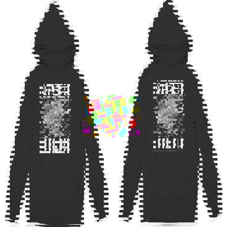 Master Builder Heart Block Brick Building Valentines Day Boy Unisex Hoodie