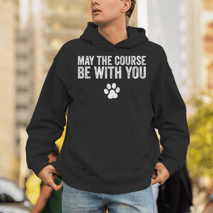 May The Course Be With You Agility Dog Vintage Unisex Hoodie