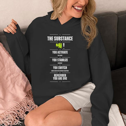 Meaning Quote The Substance Basic Vintage Meme Retro Unisex Hoodie