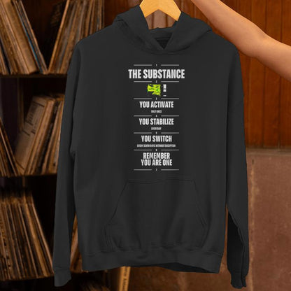 Meaning Quote The Substance Basic Vintage Meme Retro Unisex Hoodie